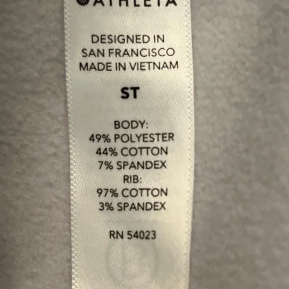 Women’s Athleta Size S (tall) Camo Zip up hoodie - Picture 7 of 7